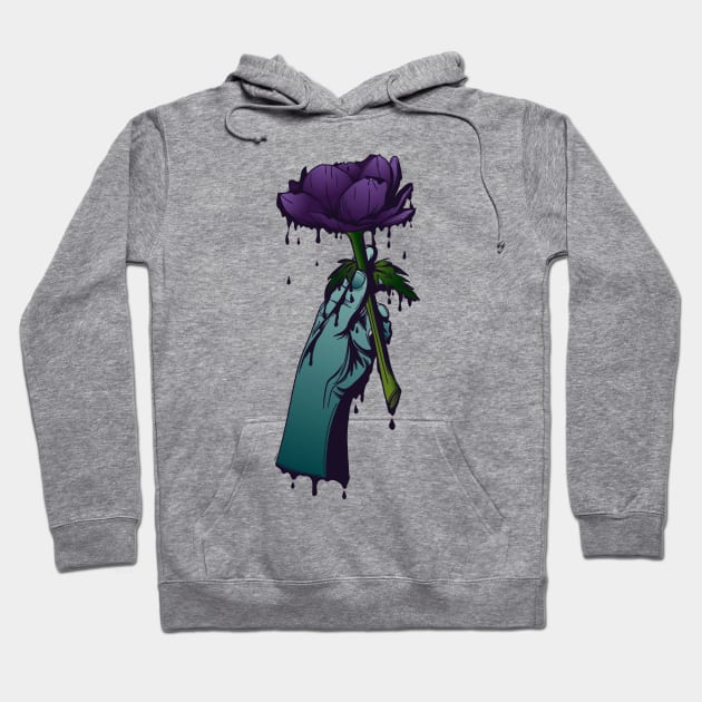 Melting lotus Hoodie by Desdymona